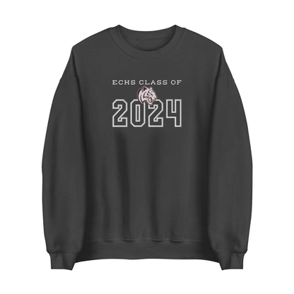 ECHS "Class of 2024" Embroidered Crewneck Sweatshirt
