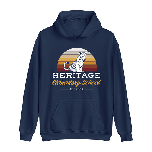 HES Vintage Sunset Graphic Hoodie